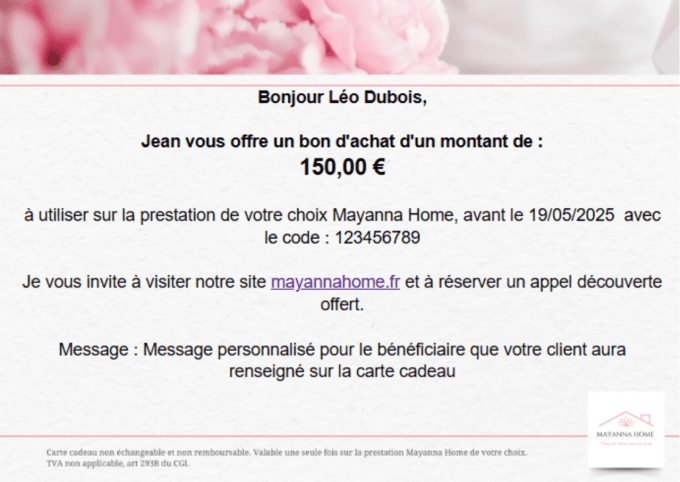 Carte Cadeau - 200.00 € 