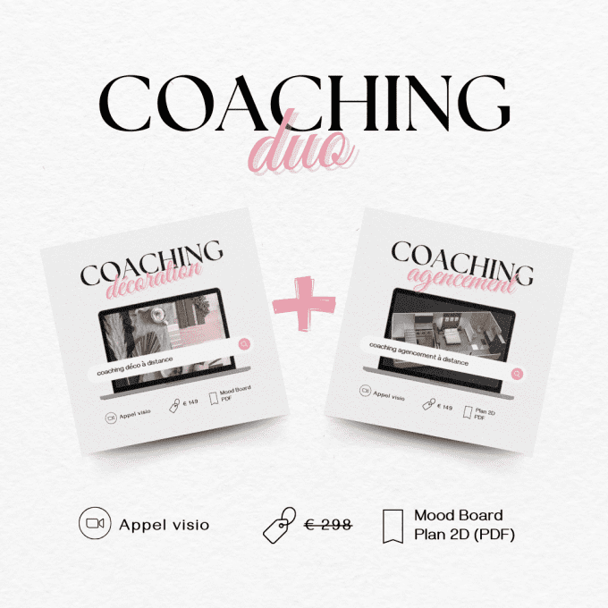 Coaching Déco & Agencement 100% en ligne 